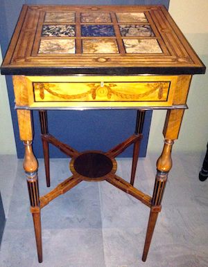 A gorgeous table from 1769 that a future character must own.
